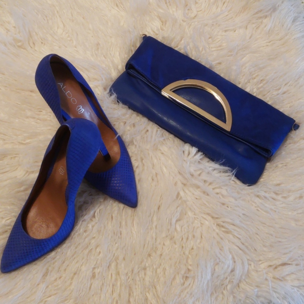 Shoes with matching bag